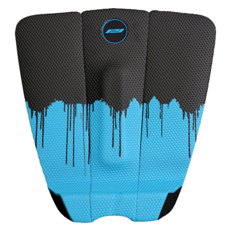 Pro-Lite Drip Traction Pad-Black/Cyan-V2