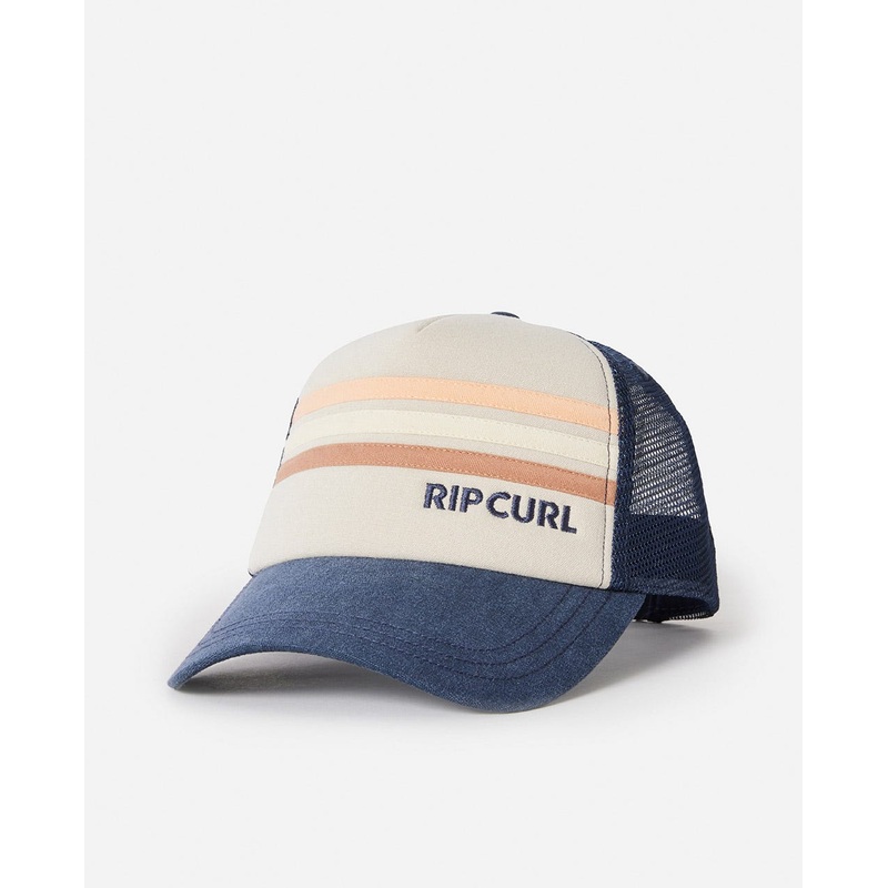 Rip Curl Mixed Revival Trucker Hat-Navy/Tan