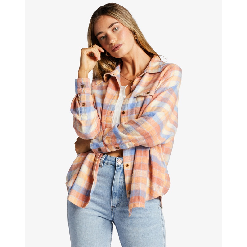 Billabong Best Time L/S Shirt-Rose Dawn