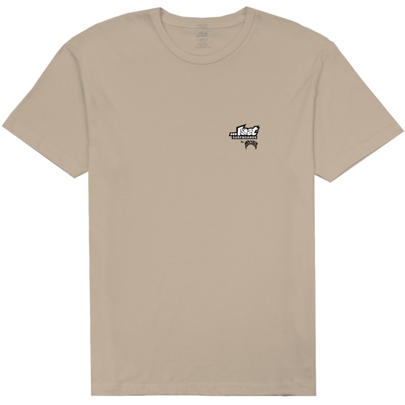 Lost Lost Surfboards Mayhem Tee-Sand