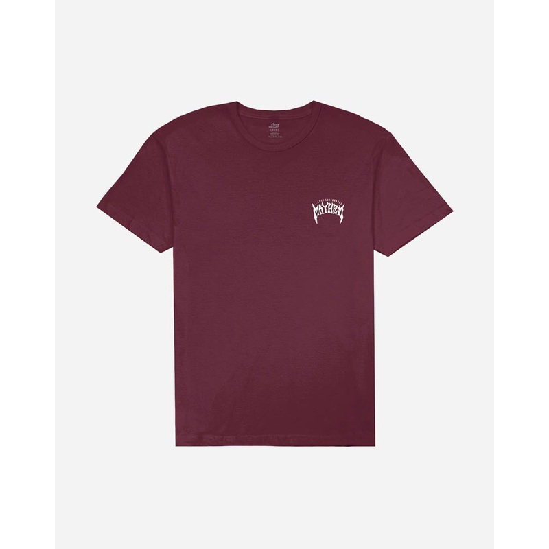 Lost Mayhem Designs Tee-Maroon