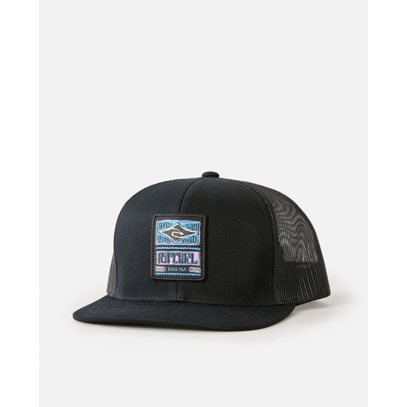 Rip Curl Custom Trucker Hat-Solid Black