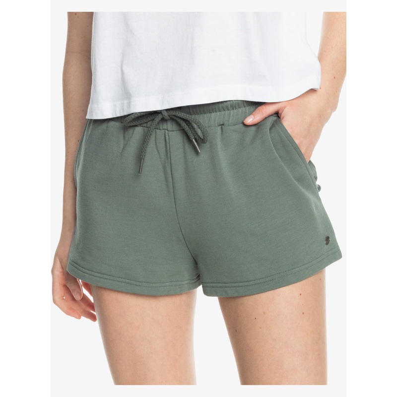 Roxy Check Out A Shorts-Agave Green