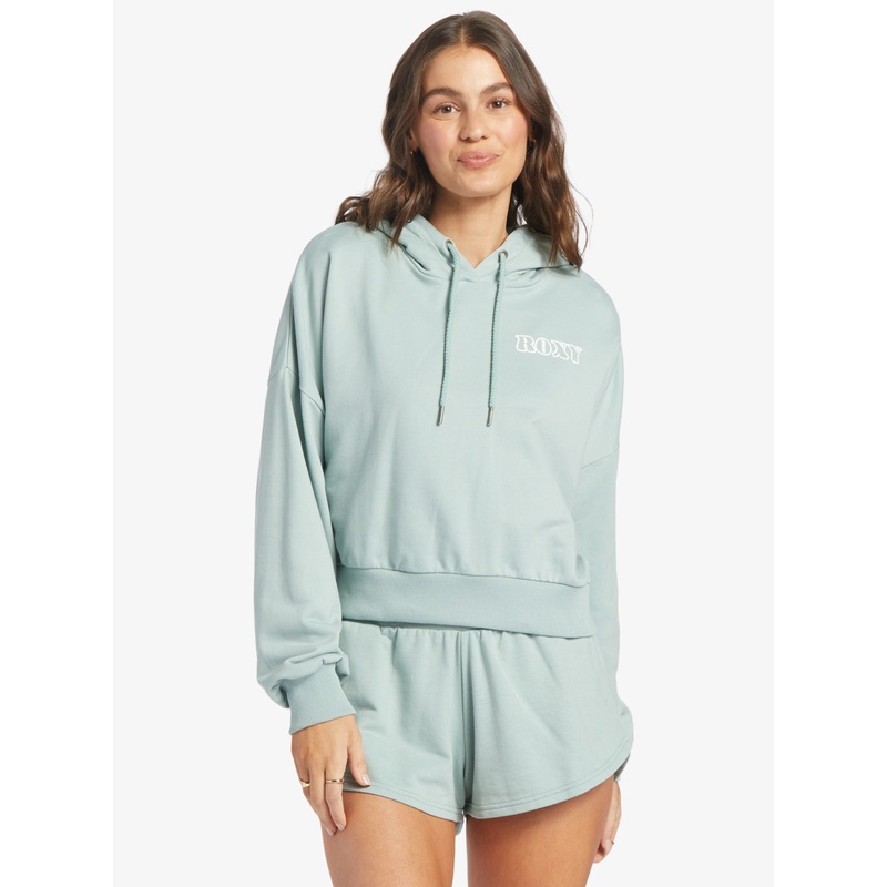 Roxy Onshore A Hooded Sweatshirt-Blue Surf