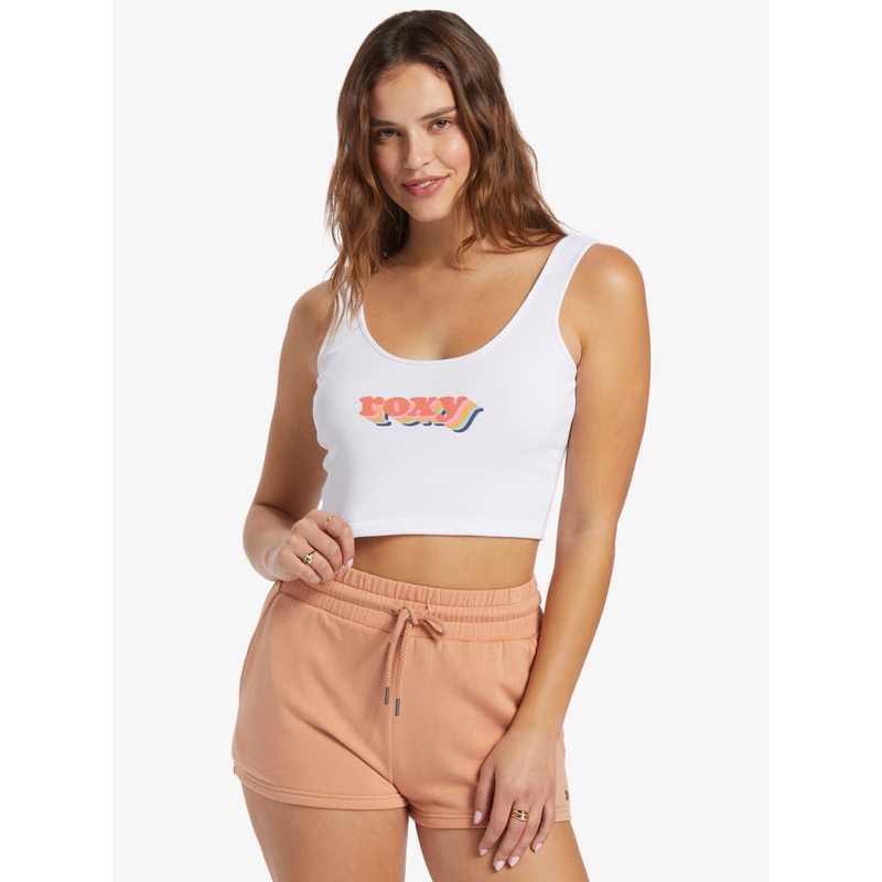 Roxy Retro Roxy Stack Tank-Snow White