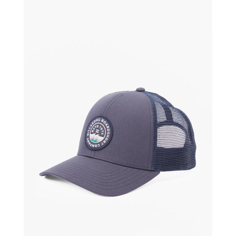 Billabong Youth Walled Trucker Hat-Navy