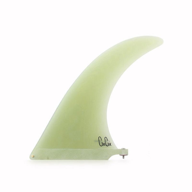 Captain Fin Christenson Tracker Single Fin-Clear-8″