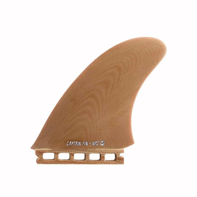 Captain Fin NPJ Quartet Quad Fin Set-Brown-Large