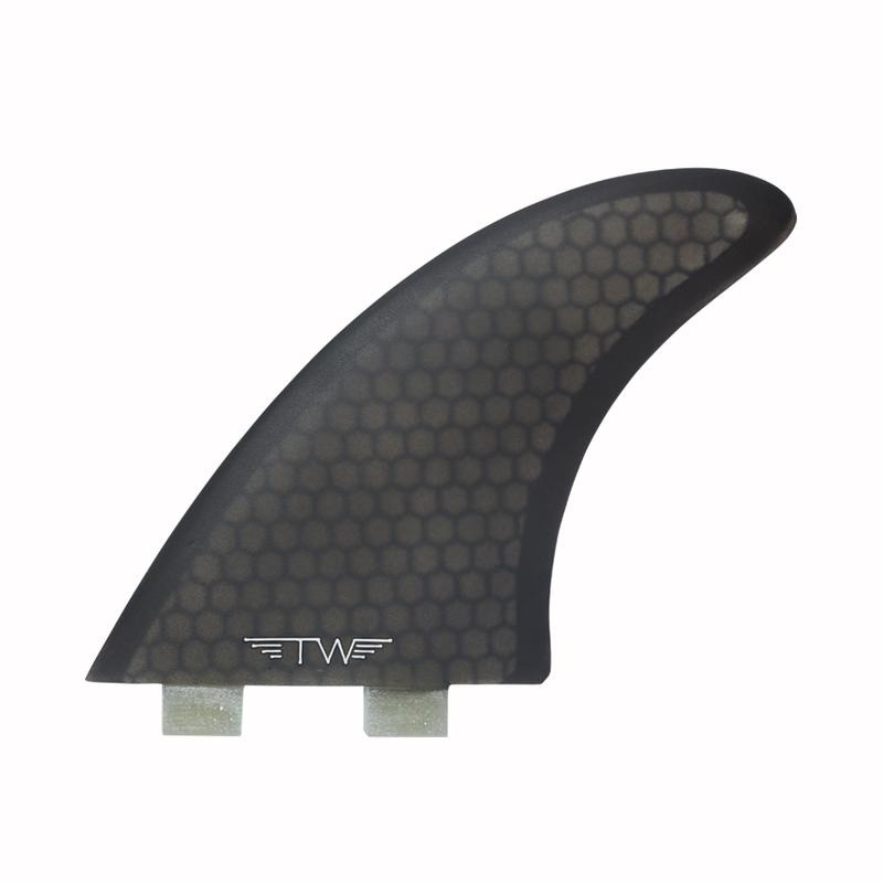 Captain Fin Tyler Warren Twin+Trailer FCS Fin Set-Black