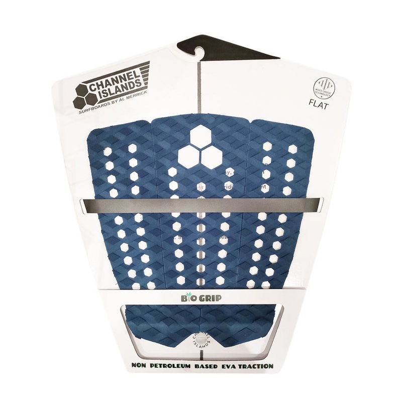 Channel Islands Mixed Groove 3pc Flat Traction Pad-Indigo