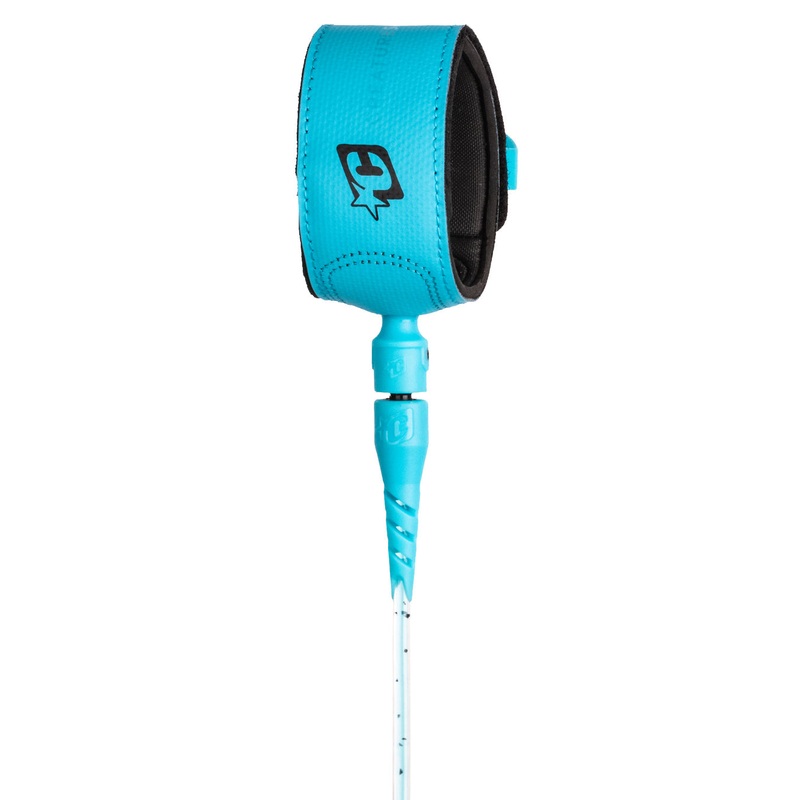 Creatures Comp Superlite Leash-Fluro Blue Speckle-6’0″