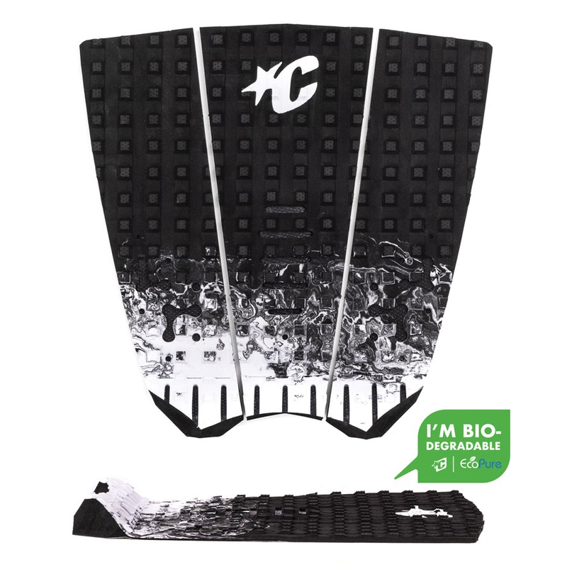 Creatures Mick Fanning Loc-Lite Eco Traction Pad-Black Fade White