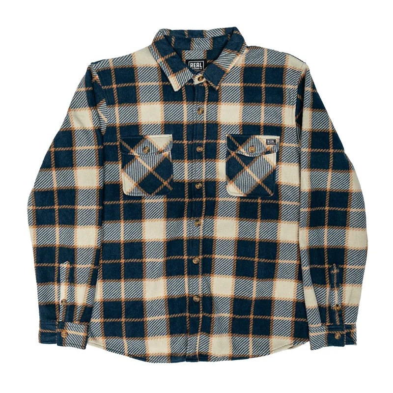 REAL Montano L/S Shirt-Navy