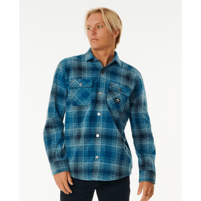 Rip Curl Polar Fleece Party Pack L/S Shirt-Blue