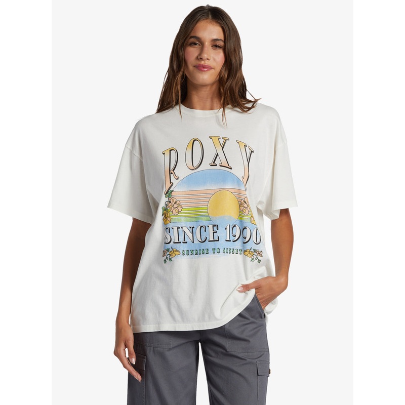 Roxy Surnrise To Sunset Tee-Snow White