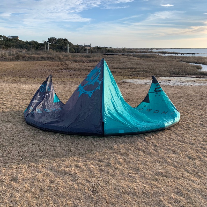 USED Slingshot Ghost V2 Kite-12m-Blue