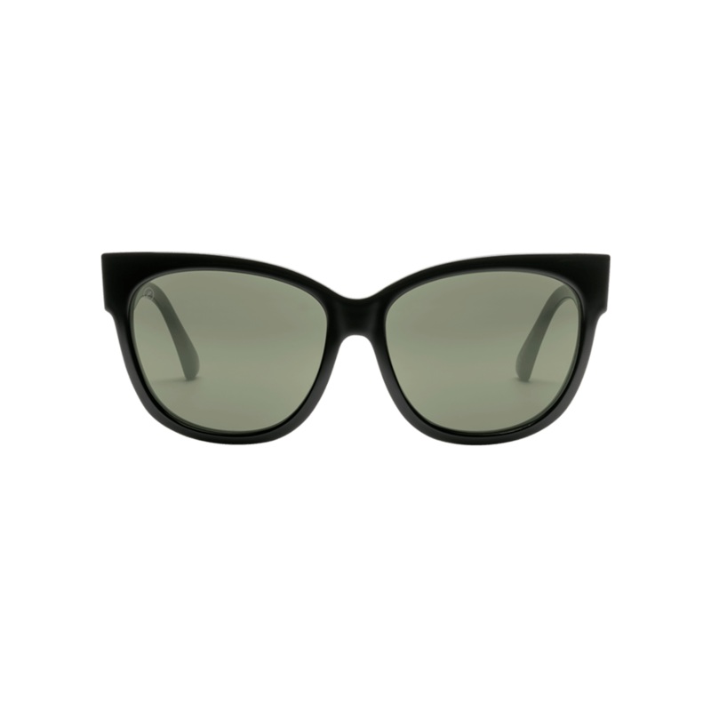 Electric Danger Cat Sunglasses-Gloss Black/Grey Polar
