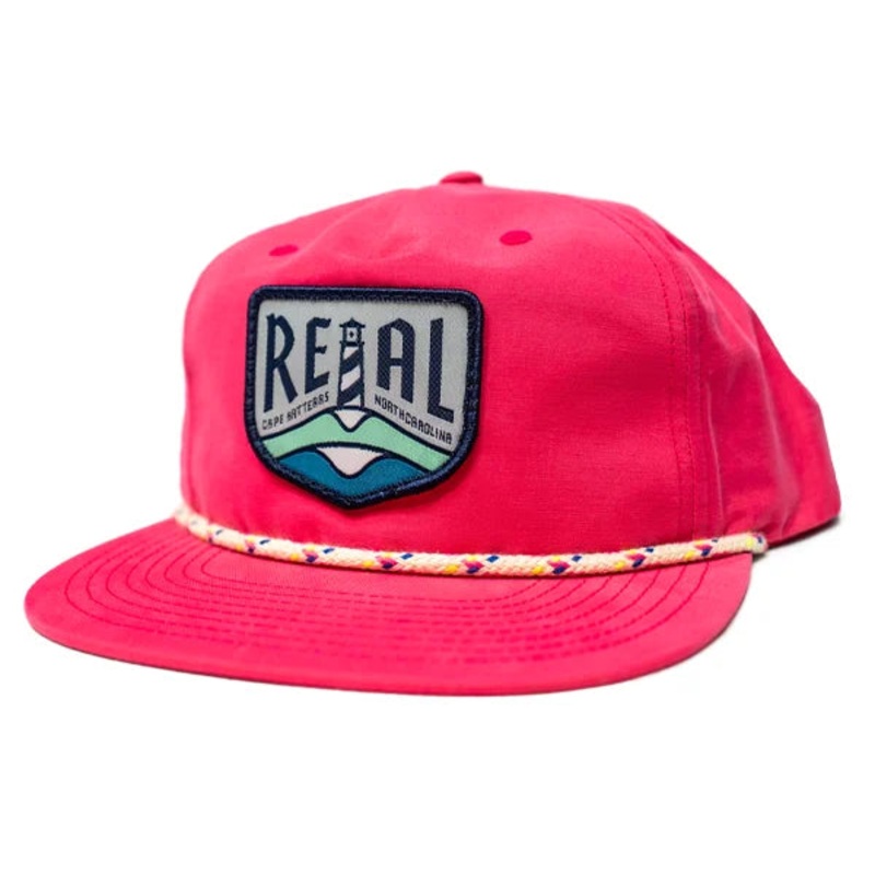 REAL Lighthouse Badge Hat-Hot Pink