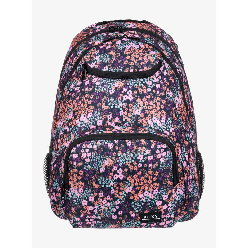 Roxy Shadow Swell Printed Backpack-Anthracite Floral Daze