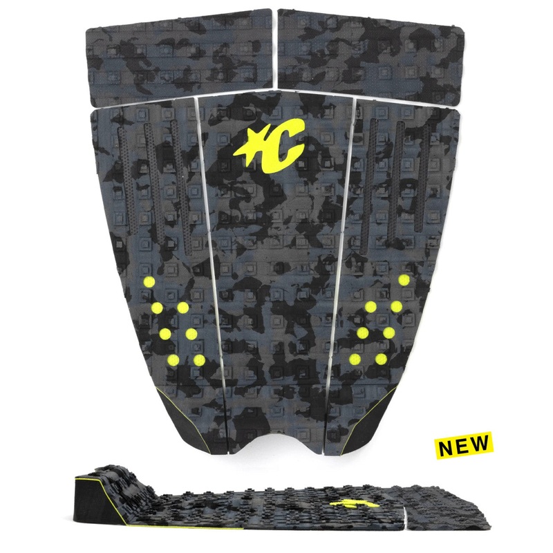 Creatures Ethan Ewing Eco Pin Tail Traction Pad-Carbon Camo Lime