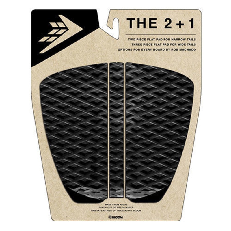 Firewire Algae 2+1 Flat-Traction Pad-Black