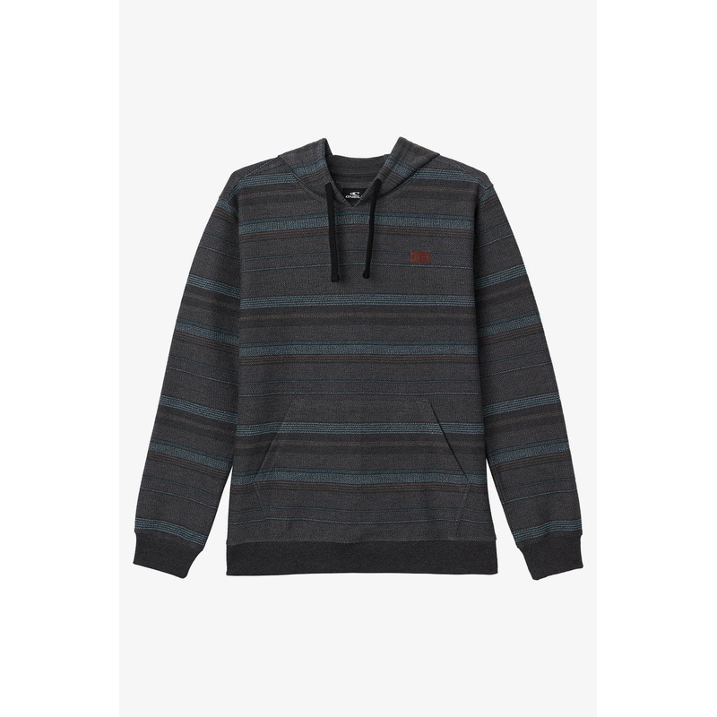 O’Neill Bavaro Stripe Pullover Sweatshirt-Black