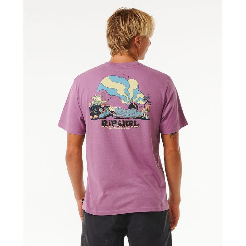 Rip Curl Mason Pipeliner Tee-Dusty Purple