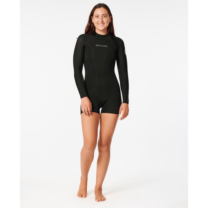 Rip Curl Wmns Dawn Patrol 2mm L/S Springsuit-Black