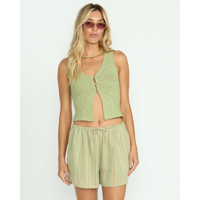 Billabong Bren Knit Tank-Pistachio