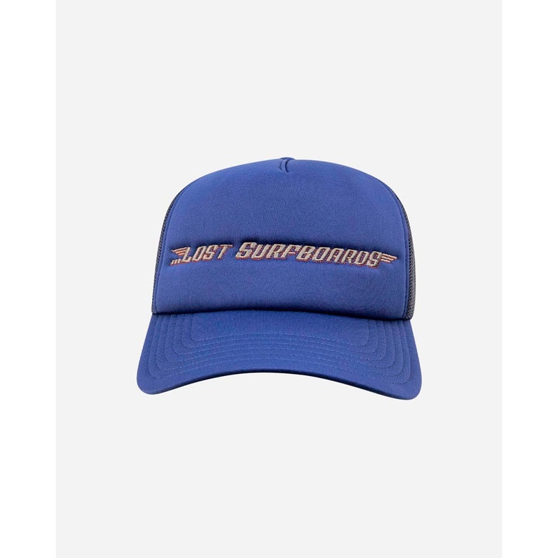 Lost Surfboards Trucker Hat-Navy