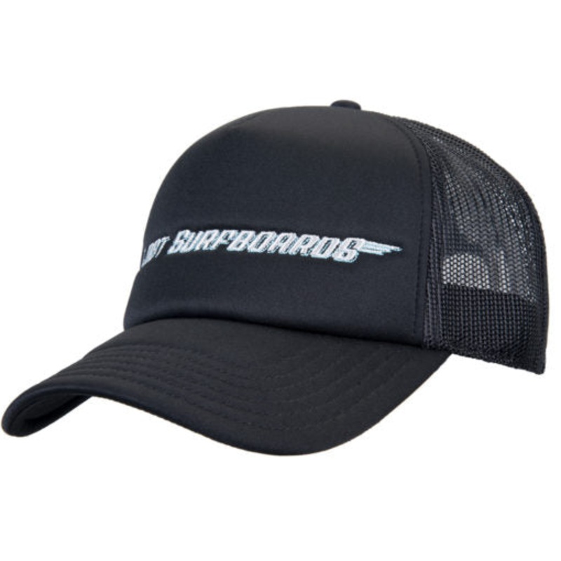 Lost Surfboards Trucker Hat-Vintage Black