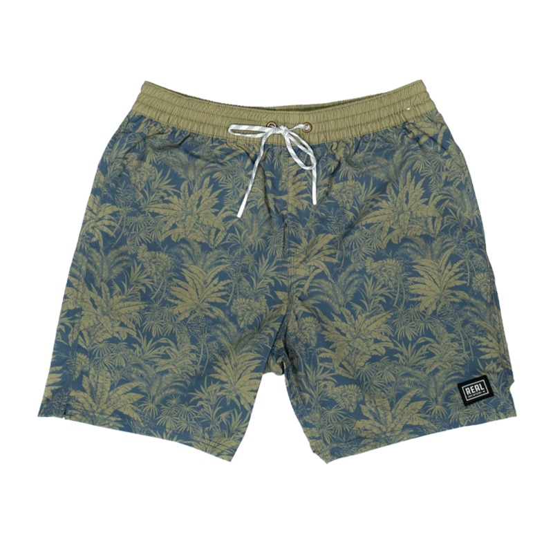 REAL Continental Palm Volley Boardshorts-Blue