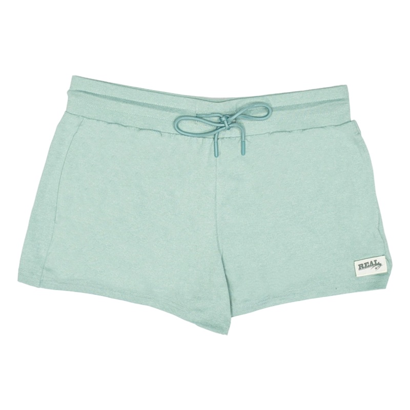 REAL Ziggy Shorts-Heather Seafoam