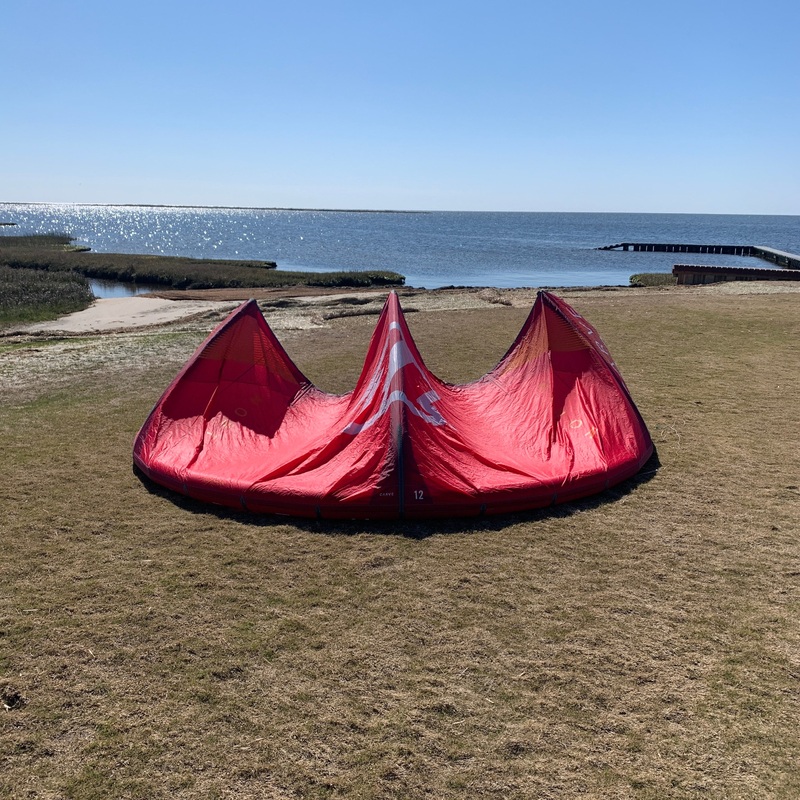 USED 2021 North Carve Kite-12m-Sunset Red