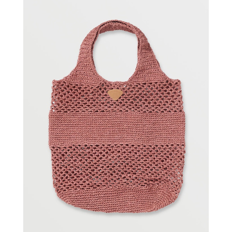 Billabong Chia Coast Tote Bag-Dark Coral