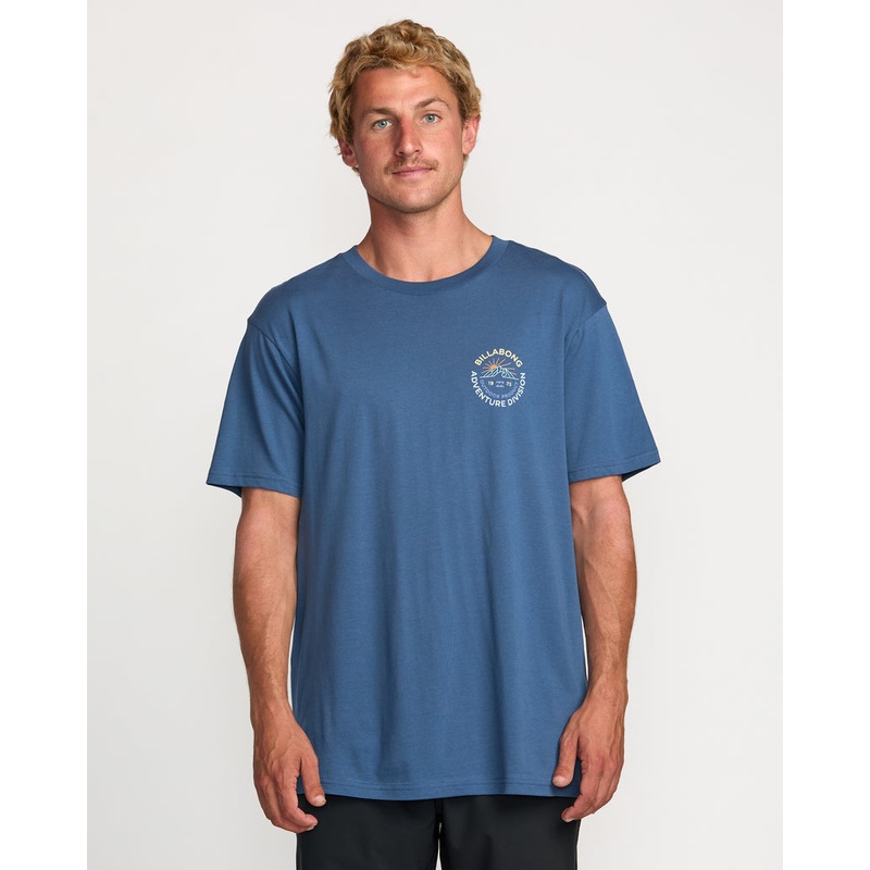 Billabong Rockies Adiv Tee-Deep Blue