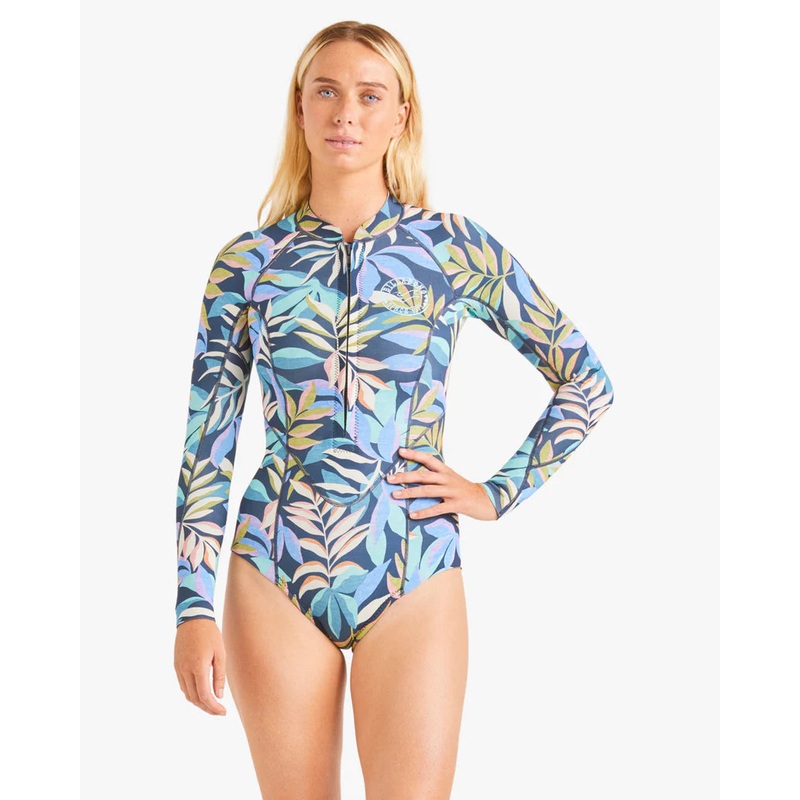 Billabong Salty Dayz L/S Springsuit-Indigo Ocean