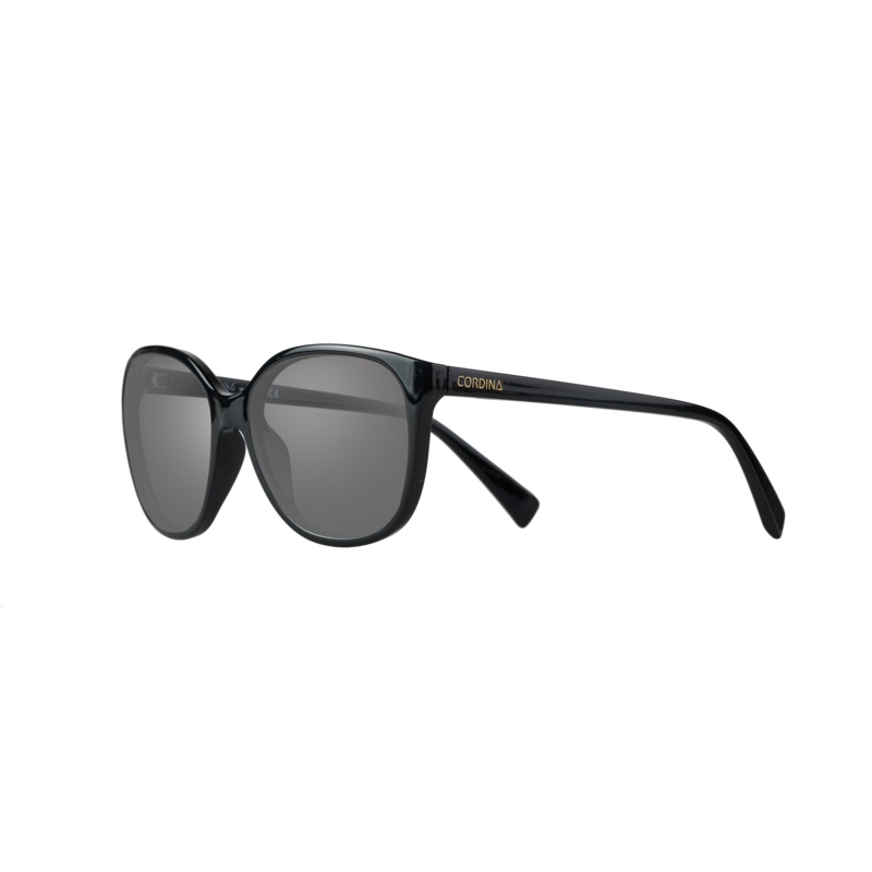 Cordina Shoreline Sunglasses-Shiny Black/Grey Polar