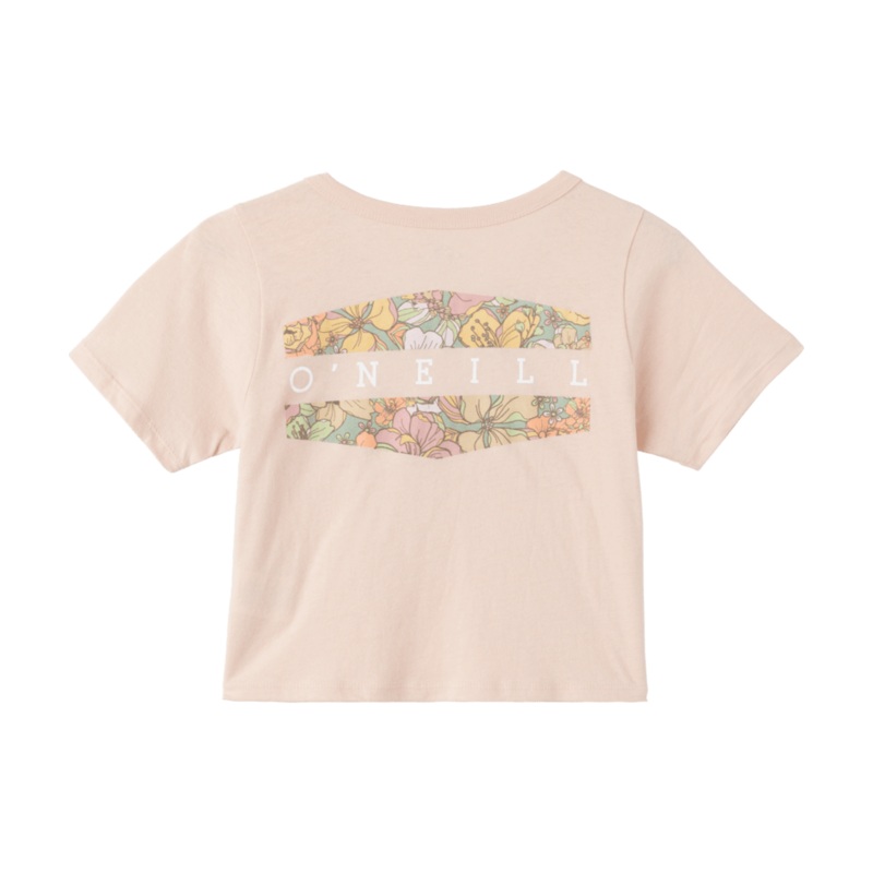 O’Neill Girls Girls Botanic Tee-Rose Dust
