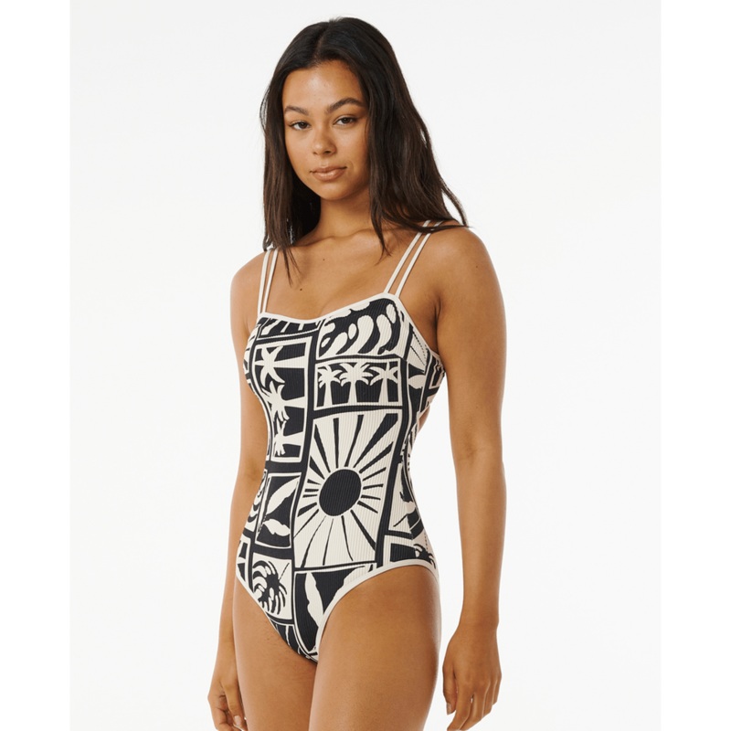 Rip Curl Santorini Sun D-DD One Piece-Black