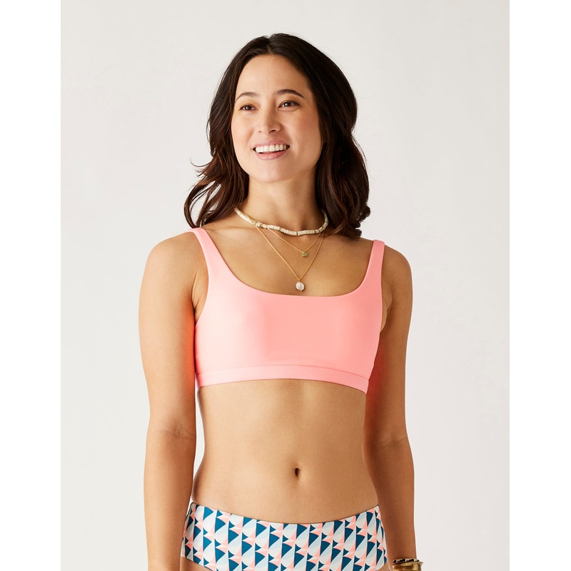 Carve Designs Korbyn Compression Top-Electric Coral