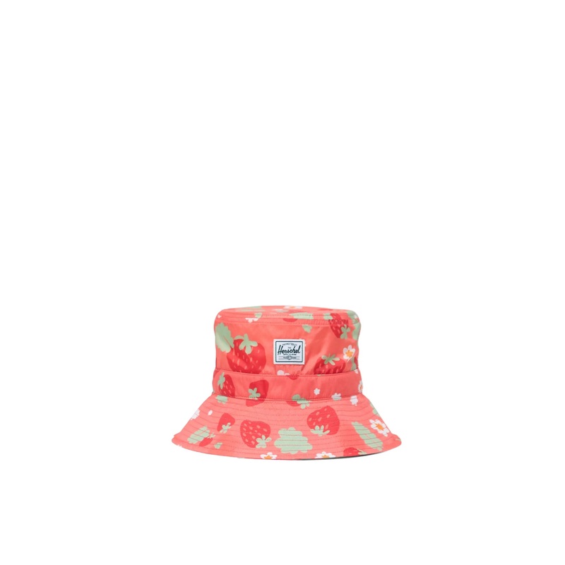 Herschel Toddler Beach UV Bucket Hat-Shell Pink Sweet Strawberries