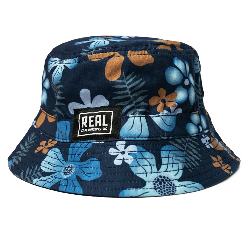 REAL Trip Aloha Reversible Hat-Navy