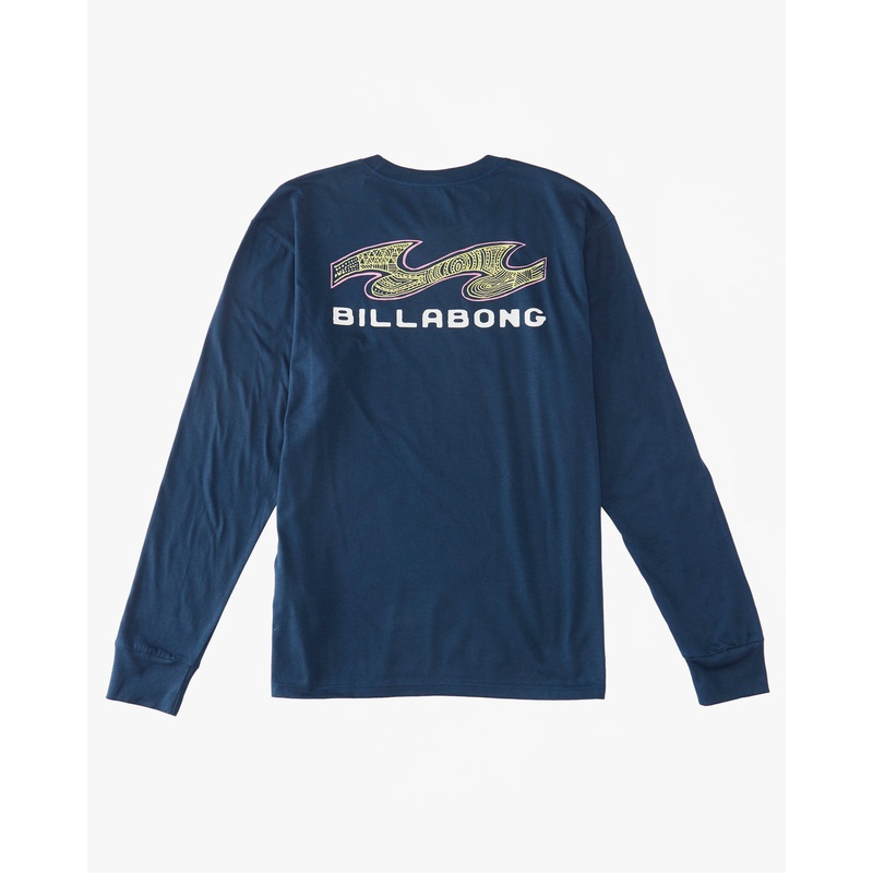 Billabong Boy’s Fragment L/S Tee-Dark Blue