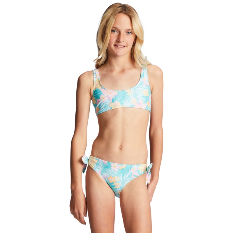 Billabong Mermaid Feels Scoop Tank Bikini-Light Lagoon