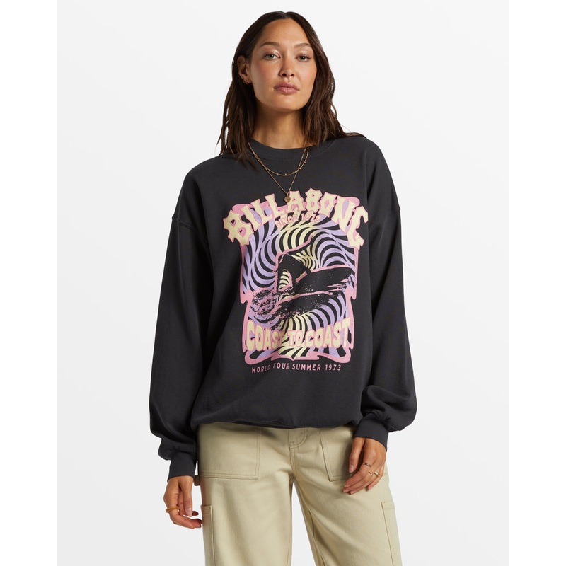 Billabong Ride In Sweatshirt-Black Sands 4