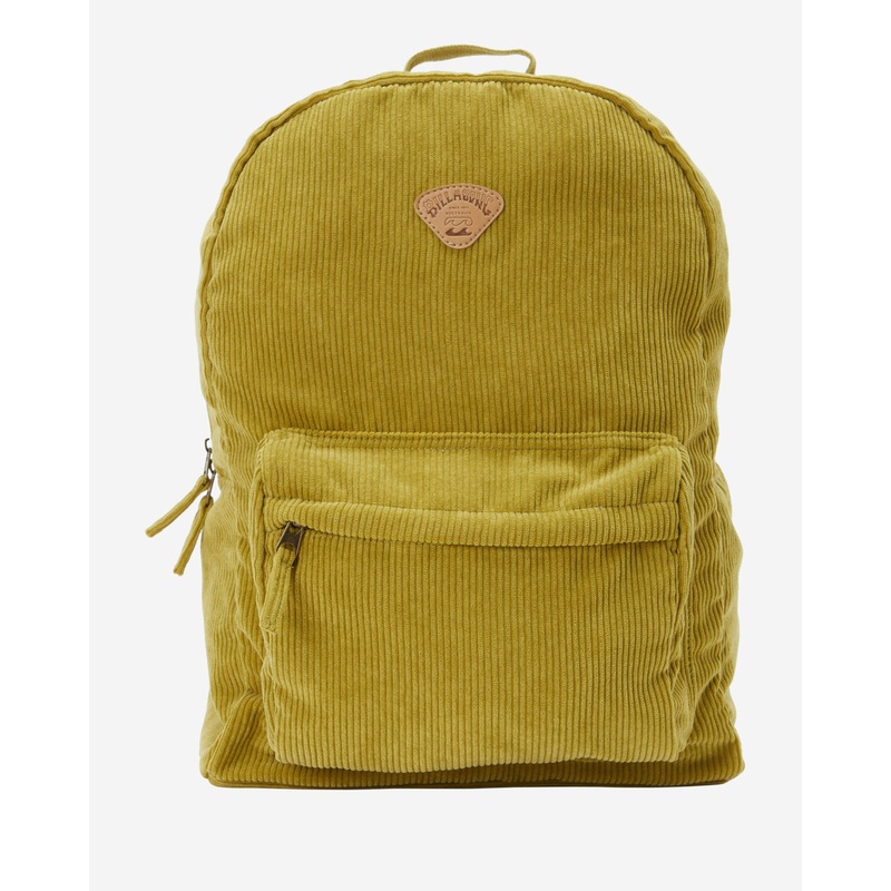 Billabong Schools Out Cord Backpack-Green Eyes