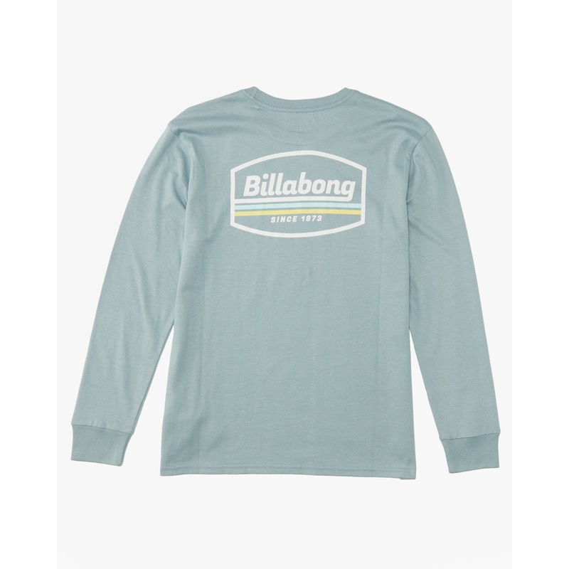 Billabong Toddler Walled L/S Tee-Washed Blue