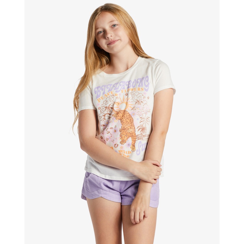 Billabong Wild One Tee-Salt Crystal