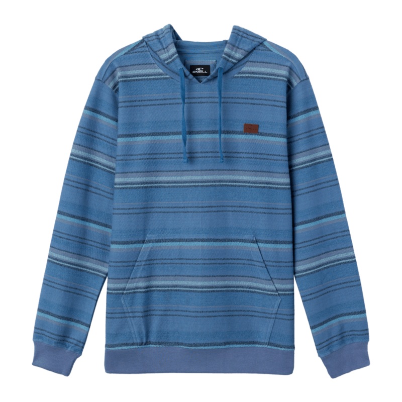 O’Neill Bavaro Stripe Pullover Sweatshirt-Copen Blue